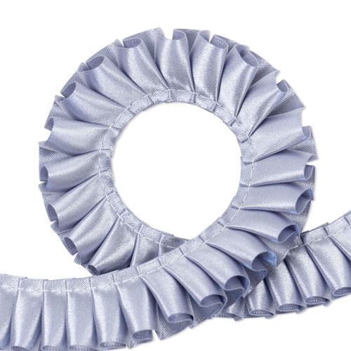 両面サテン ダブルサテン プリーツリボン 25mm クロッカス 3m 両面サテン ダブルサテン プリーツリボン 25mm クロッカス 3m